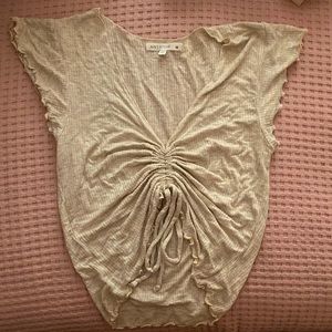 Cream Blouse/Crop top